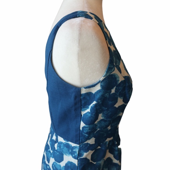 Anthropologie Tabitha White Turquoise Print Dress - Picture 9 of 9